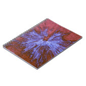 赤いペイントボールに紫 ノートブック (左側)