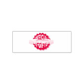 赤いペンで正式に渡す セルフインキングスタンプ (デザイン)