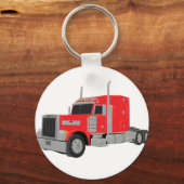 赤いペーターが作ったトラクター キーホルダー (正面)