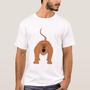 赤いホエザルの漫画 Tシャツ