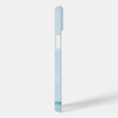 赤いホワイトライトハウスタワーストーン砂の水色 Case-Mate iPhoneケース (裏面 / 右)