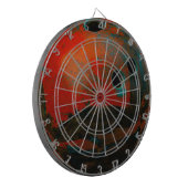 赤いボウリングカスタマイズボール ダーツボード (正面左)