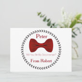 赤いボウ·タイの下着をお願いします 招待状 (スタンド正面)