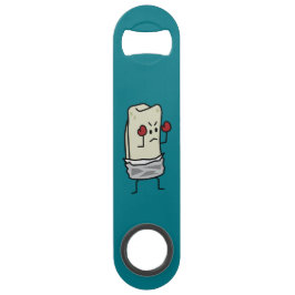 赤いボクシンググラブが付いているブリトーのボクサーの戦闘機 スピード栓抜き