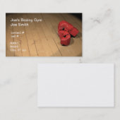 赤いボクシンググラブ 名刺 (正面/裏面)