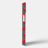 赤いボーリングボールパターン Case-Mate iPhoneケース (裏面 / 右)