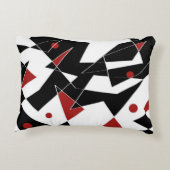 赤いボールのアクセント枕を見つける アクセントクッション (裏面)