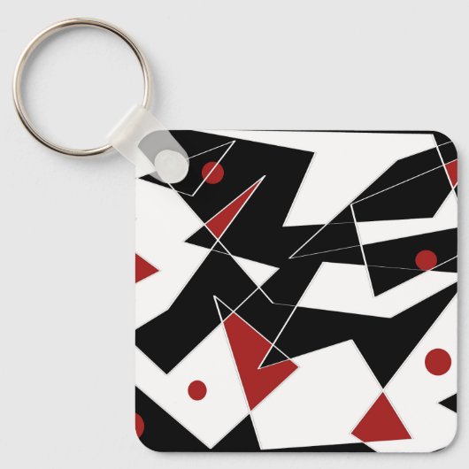 赤いボールを見つける キーホルダー (正面)