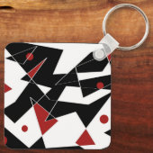 赤いボールを見つける キーホルダー (裏面)