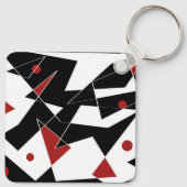 赤いボールを見つける キーホルダー (裏面)