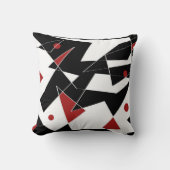 赤いボールを見つける クッション (正面)