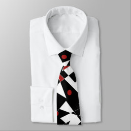 赤いボールを見つける ネクタイ