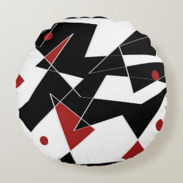 赤いボールを見つける ラウンドクッション