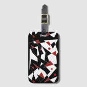 赤いボールを見つける ラゲッジタグ (正面縦)