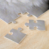 赤いポイントを持つクリーム色のシャムの子ネコ ジグソーパズル (側面)