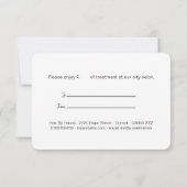 赤いポピーのギフト券 (裏面)