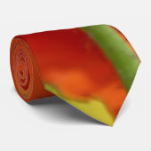 赤いポピーのクローズアップ ネクタイ (ロール)