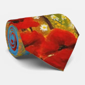 赤いポピーのネクタイ ネクタイ (ロール)