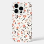 赤いポピーのフラワー携帯ケース Case-Mate iPhoneケース (裏面)
