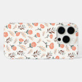 赤いポピーのフラワー携帯ケース Case-Mate iPhoneケース (裏面 (横))