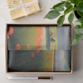 赤いポピーの午後、農場 薄葉紙 (ギフト)