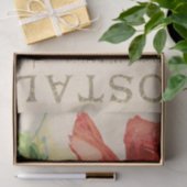 赤いポピーの花のカルテポストデクペフランスのージ 薄葉紙 (ギフト)