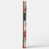 赤いポピーの花の植物学的なパターン Case-Mate iPhoneケース (裏面 / 右)