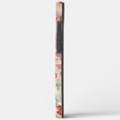 赤いポピーの花の植物学的なパターン Case-Mate iPhoneケース (裏面 / 左)