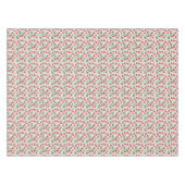 赤いポピーの花柄 テーブルクロス (正面(横))