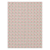 赤いポピーの花柄 テーブルクロス (正面)