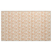 赤いポピーの花水彩織物 ファブリック (ヤード)