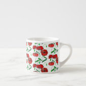 赤いポピーの芸術 –  エスプレッソカップ (右)