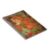 赤いポピーを持つ少女たち(ジョージ・ヘンリー作) ノートブック (右側)