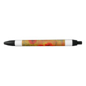 赤いポピーペン 黒ボールペン (正面)