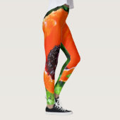 赤いポピー写真 レギンス (右)