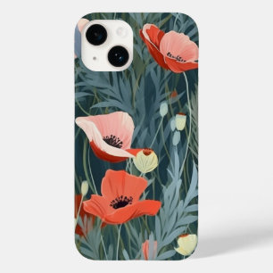赤いポピー畑 Case-Mate iPhone 14ケース