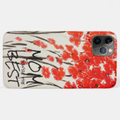 赤いポピー·フィールドズの電話ケース Case-Mate iPhoneケース (裏面(横))