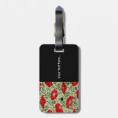 赤いポピー～ラゲッジタグ ラゲッジタグ (裏面縦)