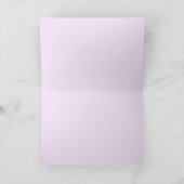 赤いポピー 誇りに思う フローラル ペイント カード (内部)