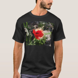 赤いポピー Tシャツ