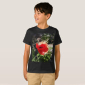 赤いポピー Tシャツ (正面フル)