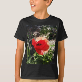 赤いポピー Tシャツ