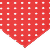 赤いポルカ・ド テーブルクロス (アングル)