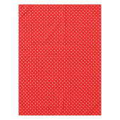 赤いポルカ・ド テーブルクロス (正面)