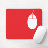 赤いマウスアイコンmousepad マウスパッド (マウス)
