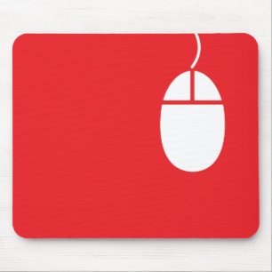 赤いマウスアイコンmousepad マウスパッド