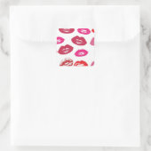 赤いマウスパターパーソナライズされたン スクエアシール (バッグ)