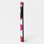 赤いマウスパターパーソナライズされたン Case-Mate iPhoneケース (裏面/左)