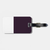 赤いマグのオレンジ子ネコ ラゲッジタグ (裏面横)