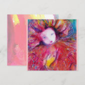 赤いマスク / マルディグラ仮面パーティー 招待状 (正面/裏面)